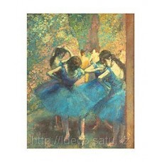 Репродукция картины Edgar Degas — Blue Dancers, SPQ 814, 50x60 cm