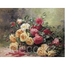 Albert-Tibulle Furcy de Lavault  Roses 55х70