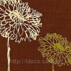Постер, картина, артпринт SPL 3872, 30x30 cm, Alice Buckingham — Chrysanthemum Square I