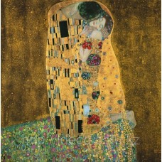 Репродукция картины, постер, картина, артпринт, 05167, 50x50 cm, Gustav Klimt — Der Kuss
