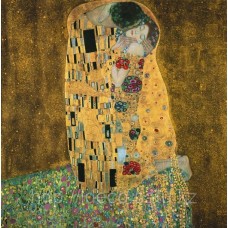 Репродукция картины, постер, картина, артпринт, 05060, 60x60 cm, Gustav Klimt — Der Kuss