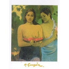 Репродукция картины Paul Gauguin › Deux Thaitiennes, 50х70 см, 35