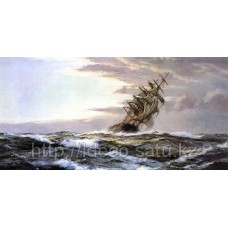 Принт Montague Dawson - Glory of the Seas, 56х96, SPN034, Rosenstiel's(England)