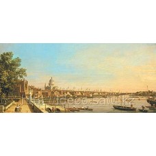 Принт Antonio Canaletto - The Thames from the Terrace of Somerset House, 60х100, EG260, Rosenstiel's(England)