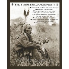 Постер Ten Indian Commandments I, 06824, 40.6 x 50.8 cm